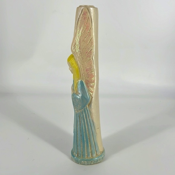 Vintage Chalkware Candleholder - Picture 2 of 9